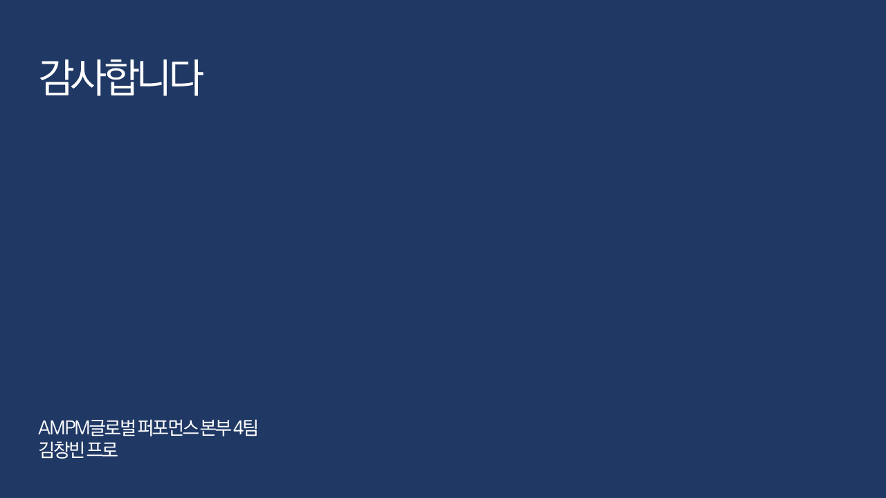 식품업종 'Y사' 제안사례